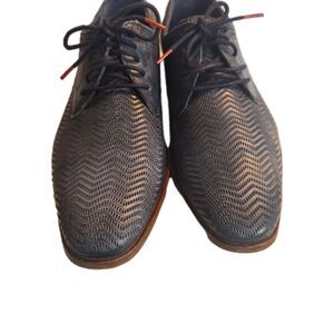 Steve Madden Blue Leather Men's Oxford Shoes. Size 8